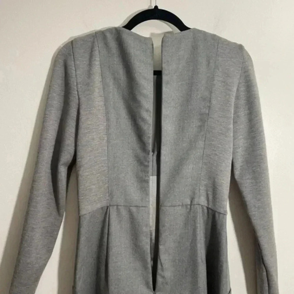 Akris Punto gray wool fit and flare dress 6 - Picture 5 of 7